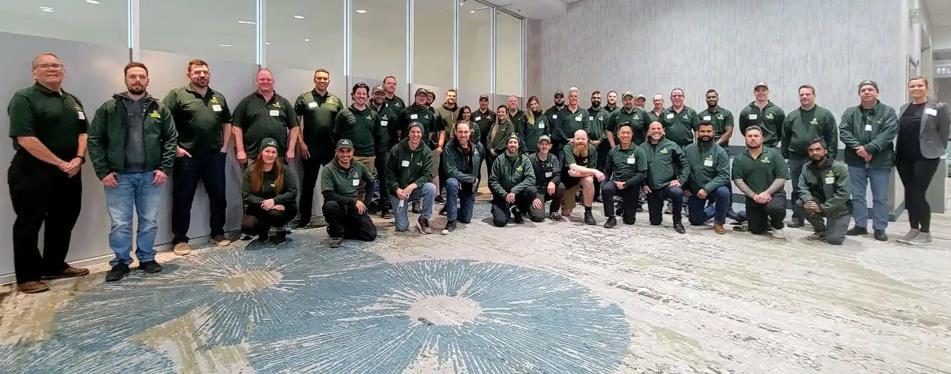 Jim's Mowing franchisees from across Canada gathered together