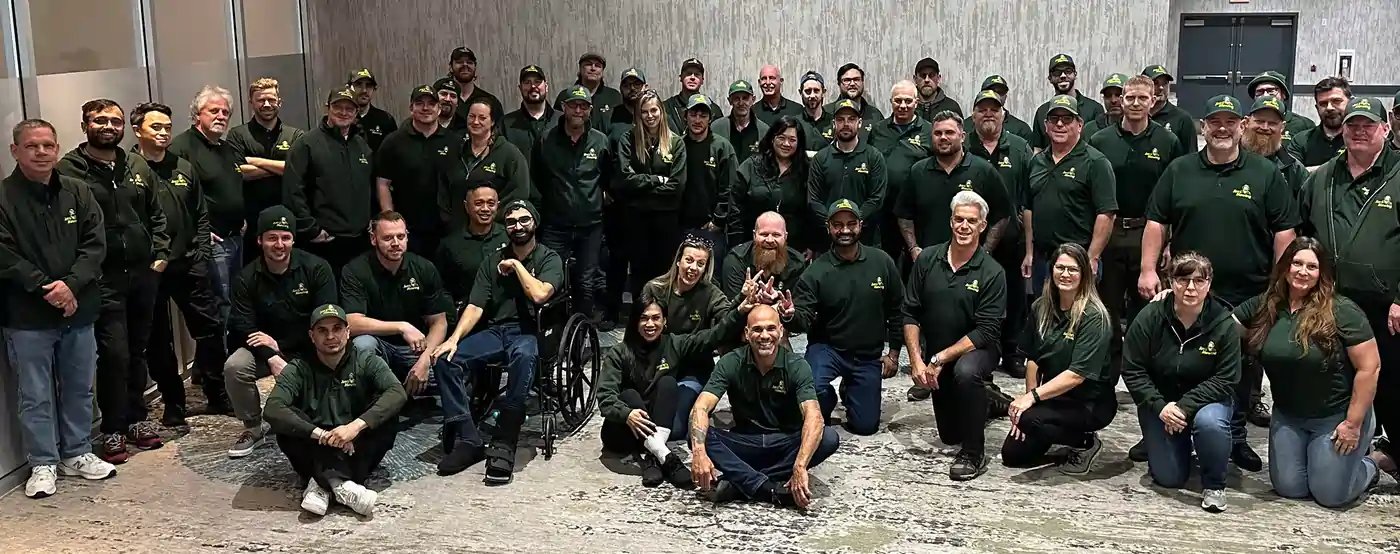 Jim's Mowing team